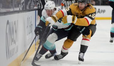 Golden Knights win the Pacific Division title, beating the Kraken 4-1