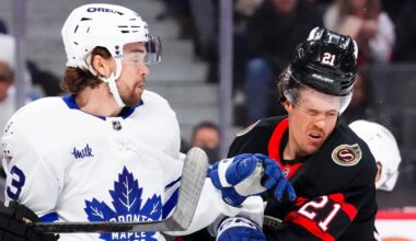 Short-handed Senators overpower Maple Leafs 3-1 in regular-season finale