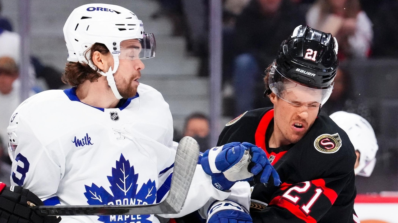 Short-handed Senators overpower Maple Leafs 3-1 in regular-season finale