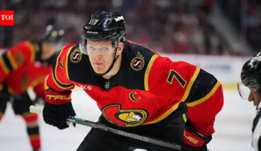 Ottawa Senators captain Brady Tkachuk injury update raises concerns ahead of NHL playoff series opener against Carolina Hurricanes | NHL News