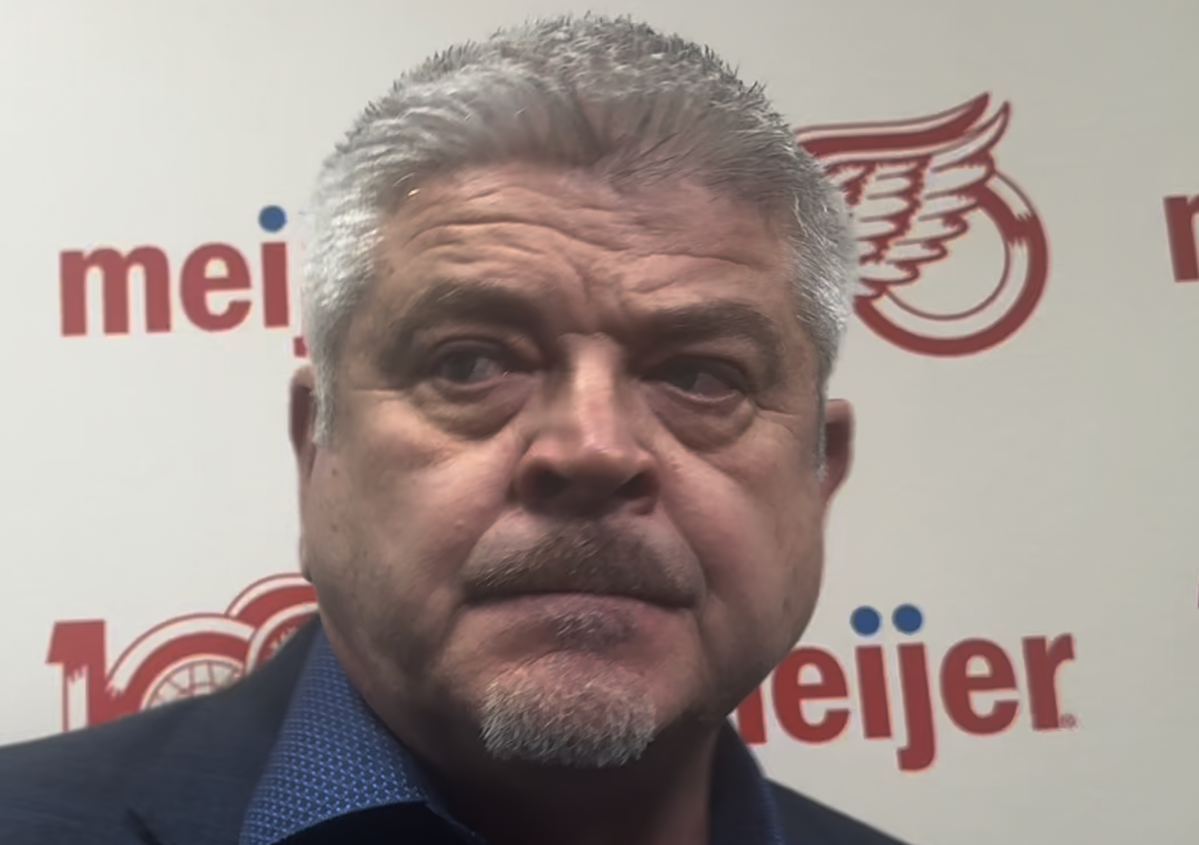 Hear Red Wings' coach, players react to season-ending blowout loss