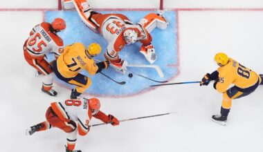 NHL roundup: Ducks beat Predators 5-4 to clinch Pacific Division’s third seed | NanaimoNewsNOW
