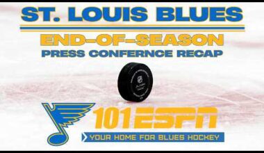 St. Louis Blues End-Of-Season Press Conference Recap – 101 ESPN