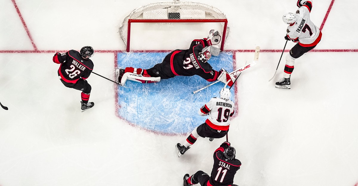 Round 1, Game 1 Player of the Game: Frederik Andersen