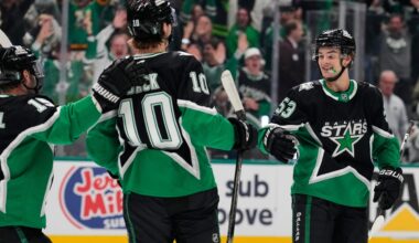 Johnston and Stars beat Wild 4-2 in Game 2 to even their first-round playoff series