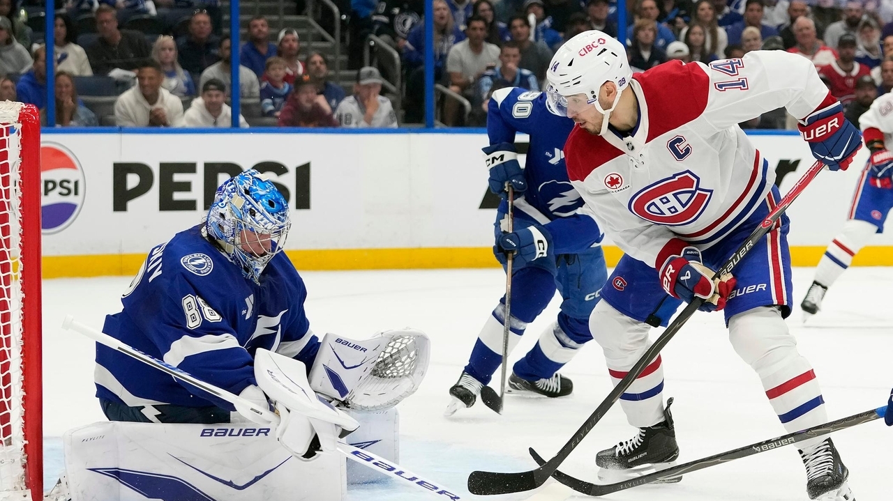 Canadiens and Lightning tied 2-2 after regulation in Game 2 of first-round series