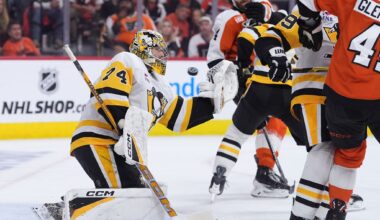 Penguins at Flyers and Senators vs. Hurricanes are looking to avoid first-round sweeps