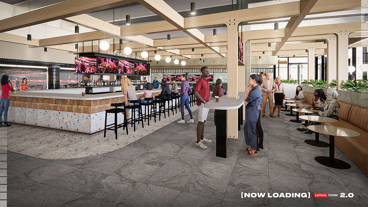Arena Club: The PNC Club Level Arena Club will be overhauled to create a cohesive feel between the Club Ledge and Arena Club, giving the PNC Club Level an updated gathering space.