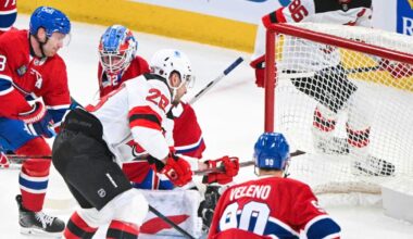 NHL: The New Jersey Devils stop the Montreal Canadiens