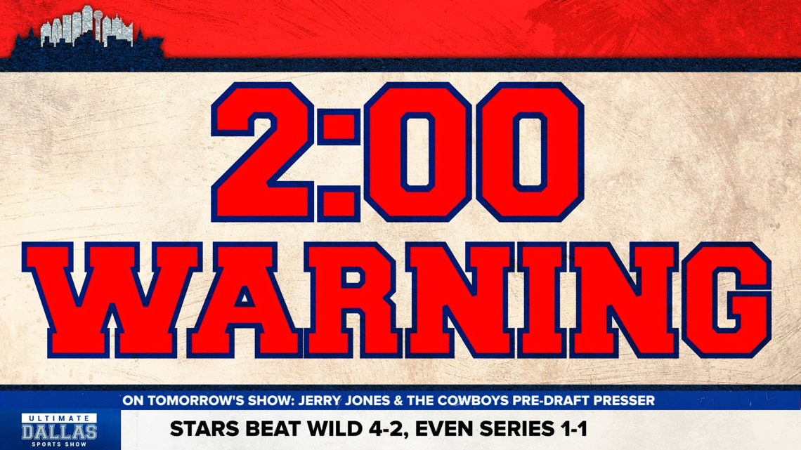 2-min warning: Nick Foligno says Stars can't hang with Wild in 5-on-5 | Ultimate Dallas Sports Show