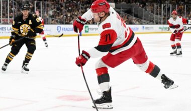 Bruins stand in way of Hurricanes sewing up Metropolitan Division