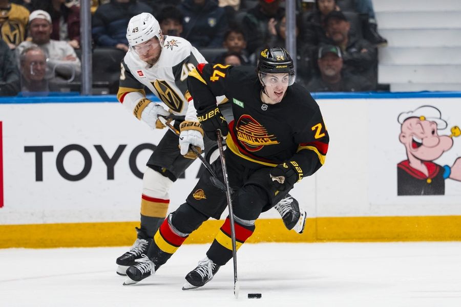 NHL: Vegas Golden Knights at Vancouver Canucks