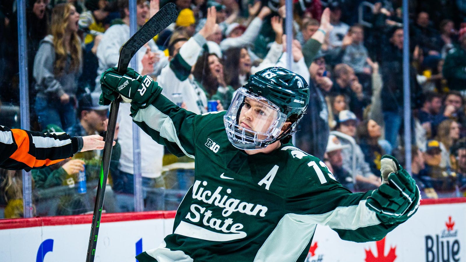 Tiernan Shoudy eighth MSU hockey player to sign tryout or contract