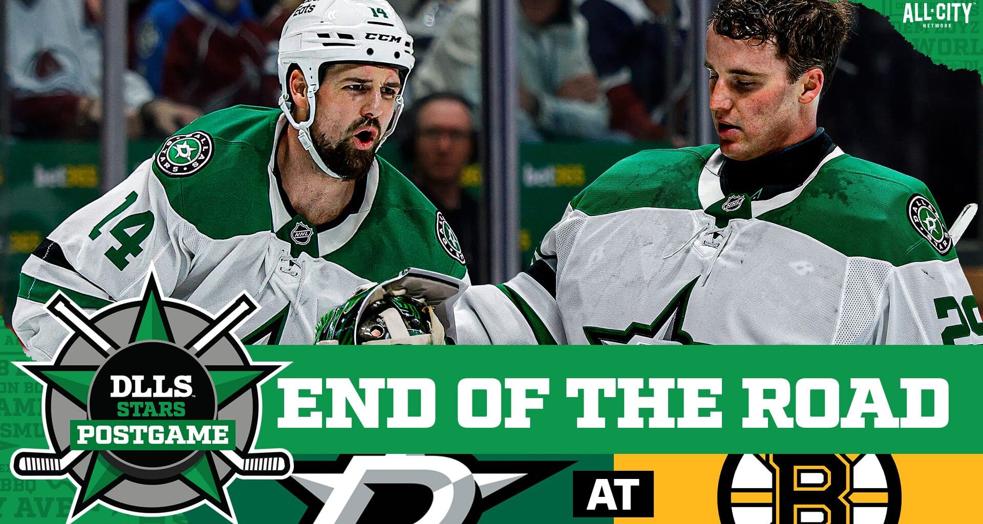 DLLS Dallas Stars postgame show - Boston Bruins
