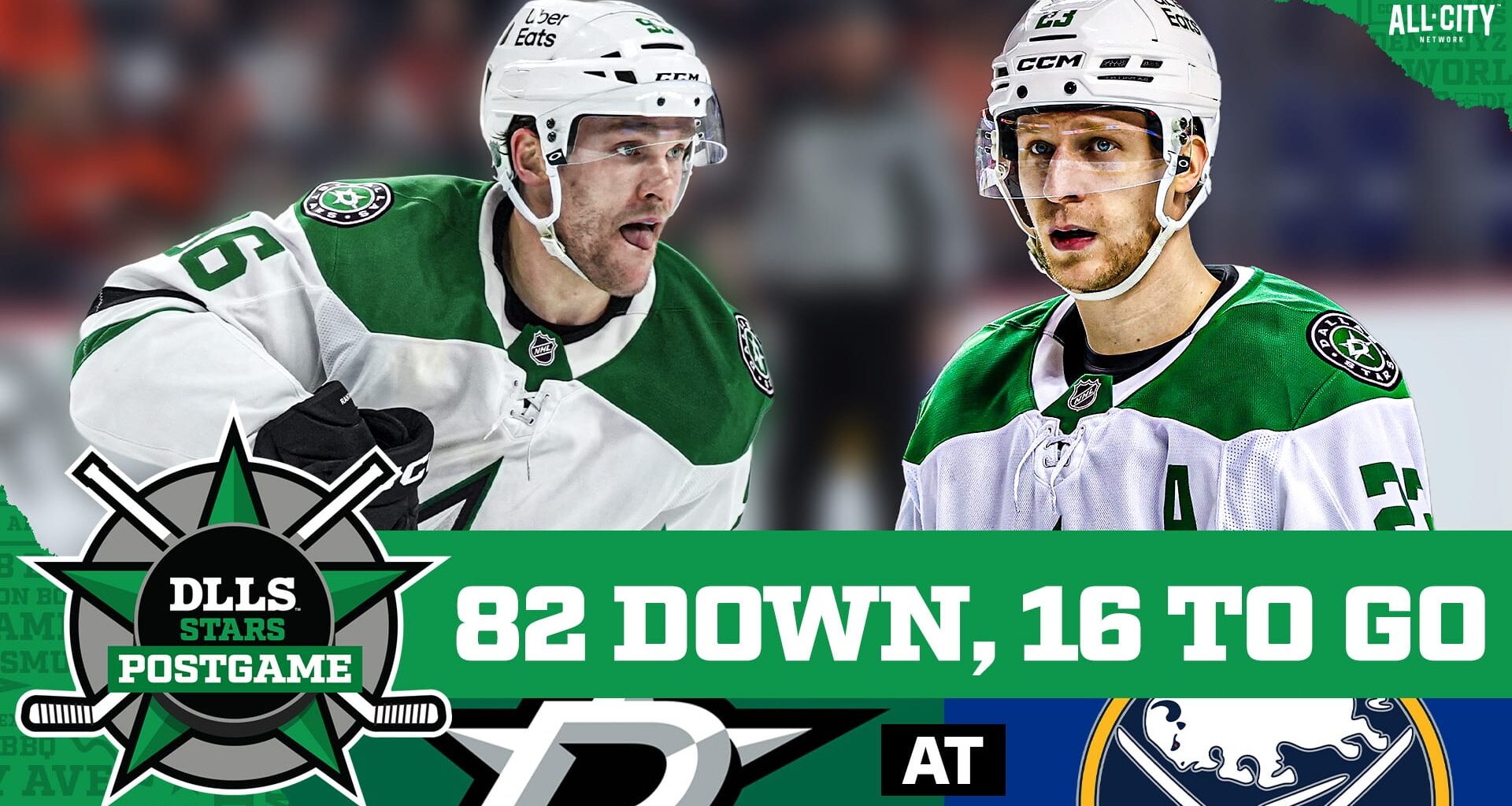 DLLS Dallas Stars postgame show - Buffalo Sabres