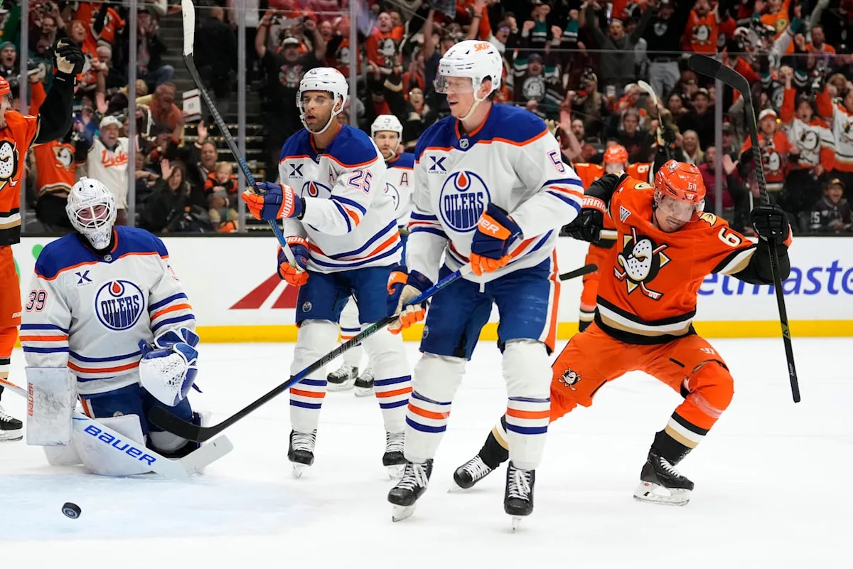 Oilers look to tighten defence ahead of Game 4 against Anaheim Ducks
