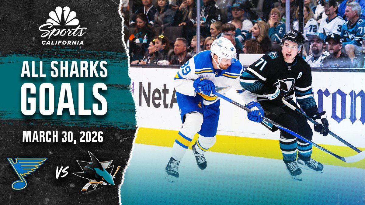 Watch Sharks goals as Macklin Celebrini notches point No. 100 – NBC Sports Bay Area & California