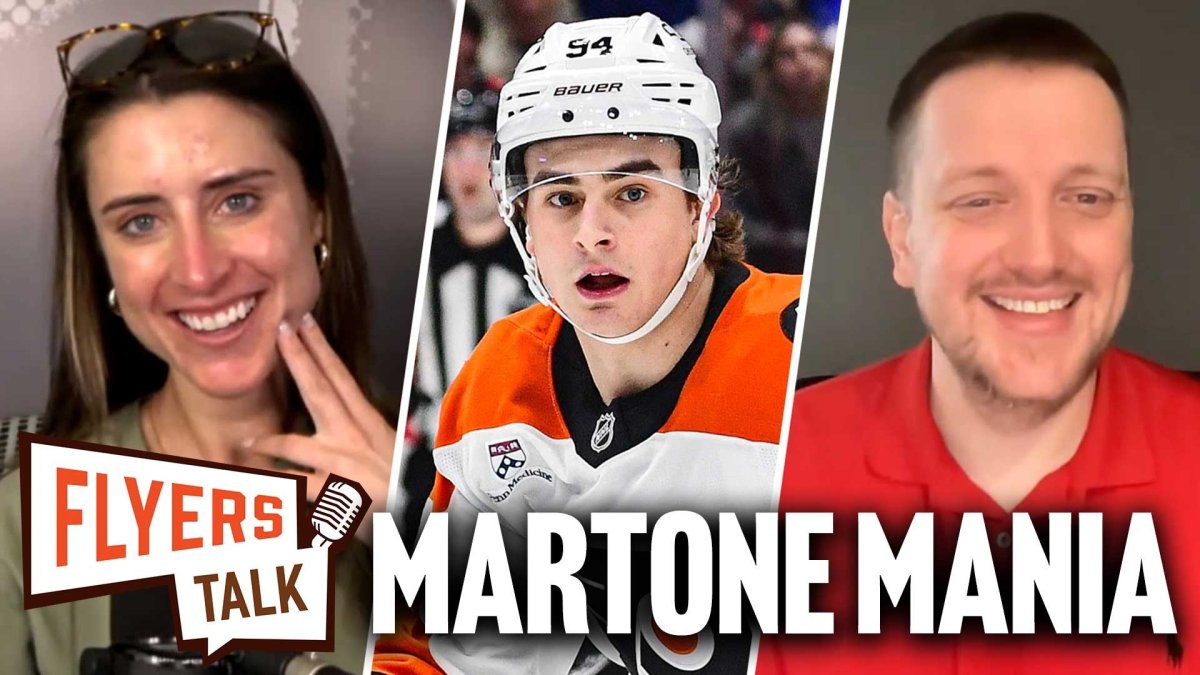 Watch Flyers podcast Porter Martone performance NHL playoffs – NBC Sports Philadelphia