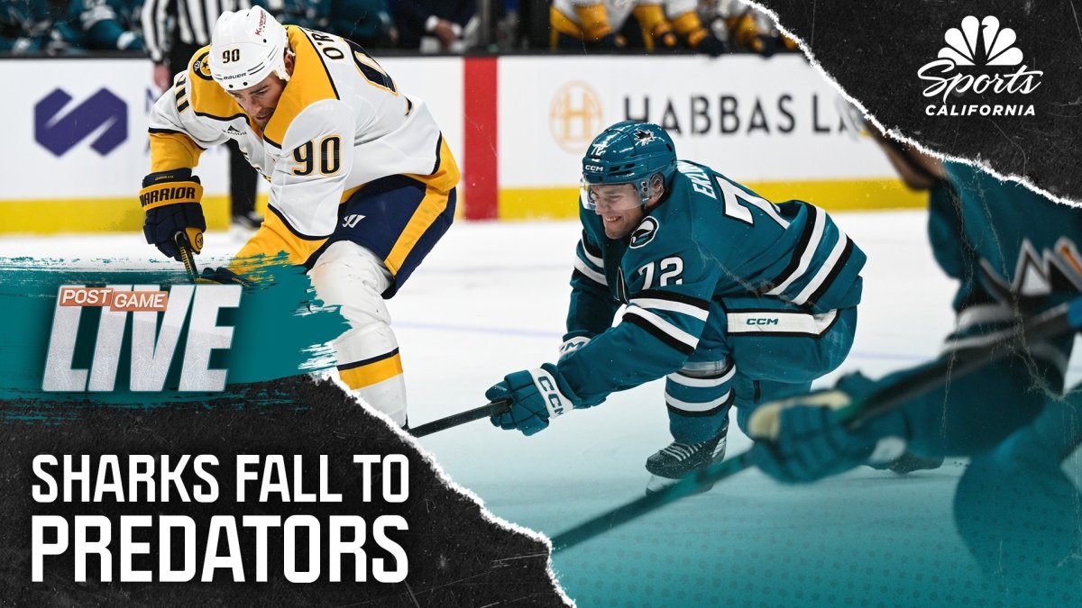 Sharks’ spirited comeback comes up short in loss to Predators – NBC Sports Bay Area & California