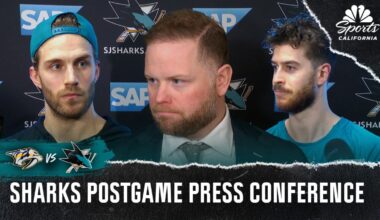 Ryan Warsofsky, Sharks players break down loss vs. Predators – NBC Sports Bay Area & California