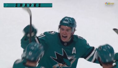 Macklin Celebrini's late second-period goal closes gap in Sharks-Predators