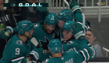 Zack Ostapchuk's first-period goal gives Sharks early lead over Maple Leafs