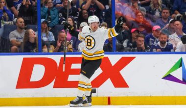 Casey Mittelstadt and the Bruins have scored three goals in their last three games.