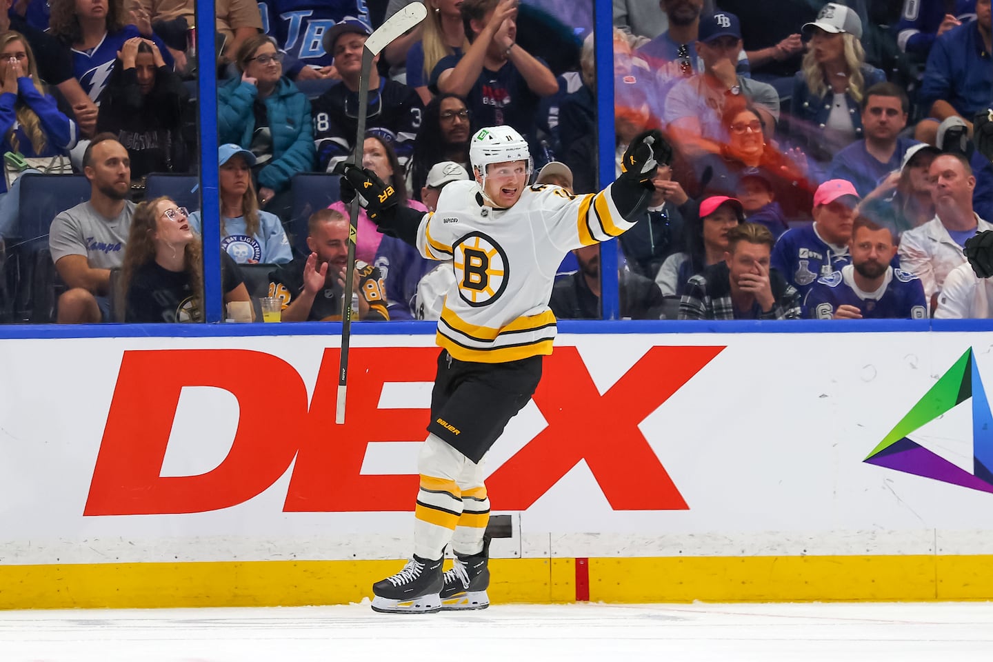 Casey Mittelstadt and the Bruins have scored three goals in their last three games.