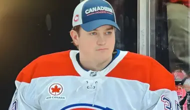 Photo of Canadiens goalie Samuel Montembeault.