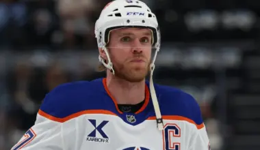 Edmonton Oilers center Connor McDavid (97) warms up before a game against the Utah Mammoth at Delta Center.