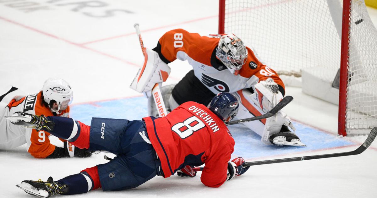 Alex Ovechkin scores twice, hits 30 goals for 20th season, as Capitals beat Flyers 6-4 | Sports