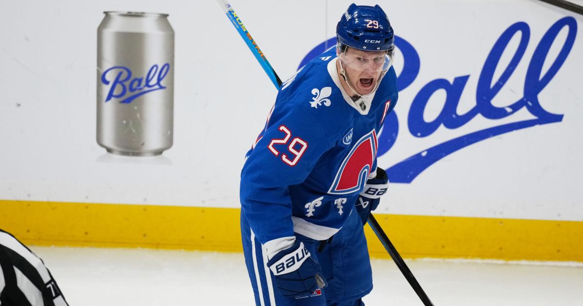 Avs forward Nathan MacKinnon becomes 1st to 50 goals this season with early score against Canucks | National Sports