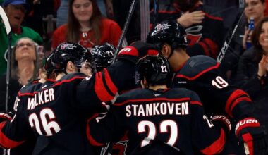 Stankoven scores twice as Hurricanes beat Blue Jackets, clinch playoff berth | NHL