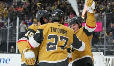 Marner has 5 points and Golden Knights score 3 times in 3rd period to beat Flames 6-3 | Associated Press