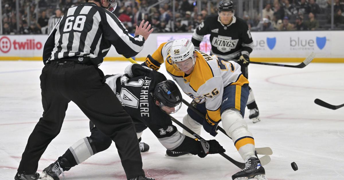 Luke Evangelista ends shootout in 8th round, Predators tighten playoff race with 5-4 win over Kings | National Sports