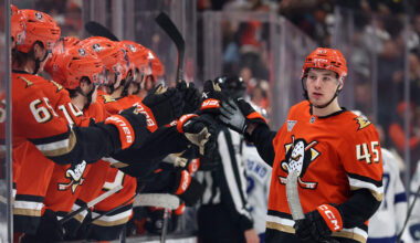 Beckett Sennecke April 4 Preview vs. the Flames