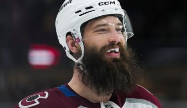 Avs defenseman Brent Burns becomes 2nd in NHL history to skate in 1,000 consecutive games | National Sports