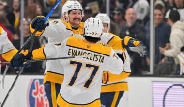Predators beat the Sharks for the 15th straight time with a 6-3 victory |