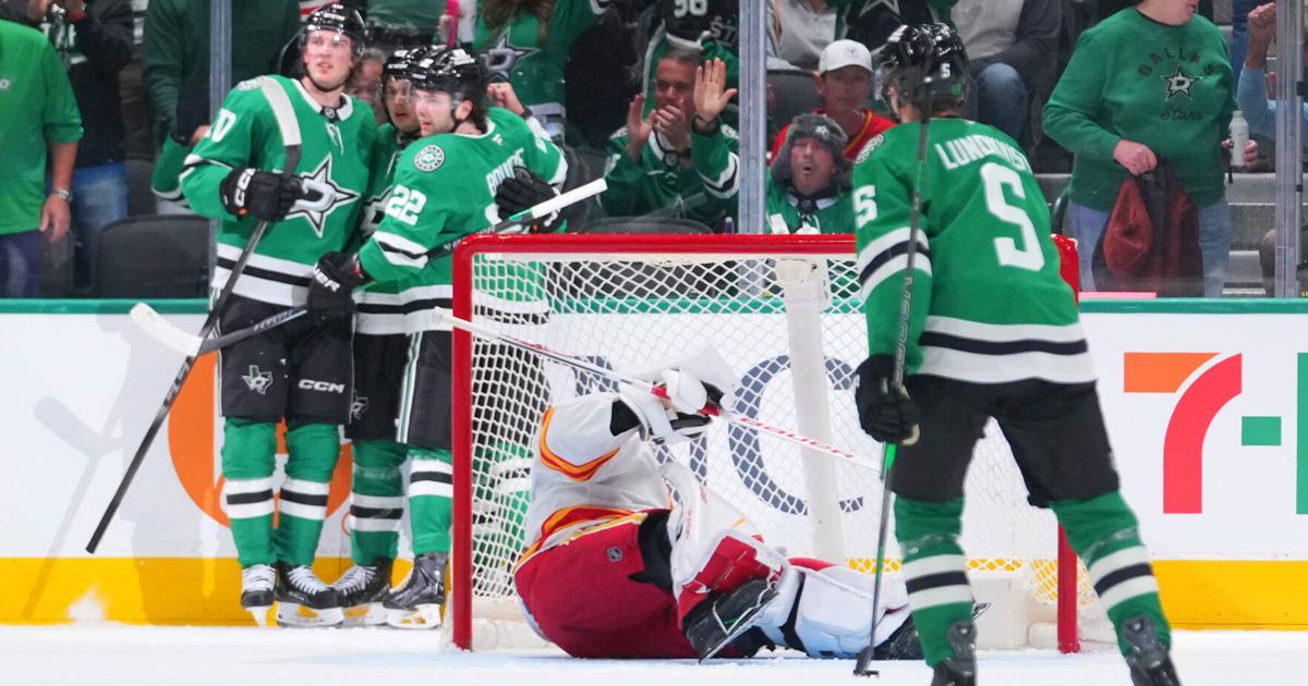 Johnston scores in OT in Stars comeback win over the Flames 4-3 | Sports