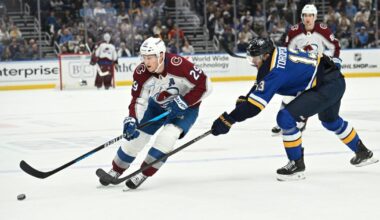 Avalanche beat the Blues 3-1 to clinch Central Division and top seed in the Western Conference | Sports