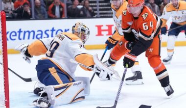 Justus Annunen stops 43 shots for 3rd career shutout in Predators' 5-0 win over Ducks | National Sports