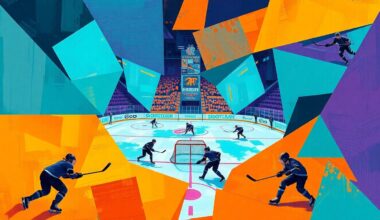 A cubist, geometric painting depicting the action of a girls