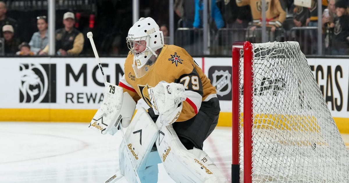 Golden Knights activate Carter Hart off injured reserve and start him versus Flames