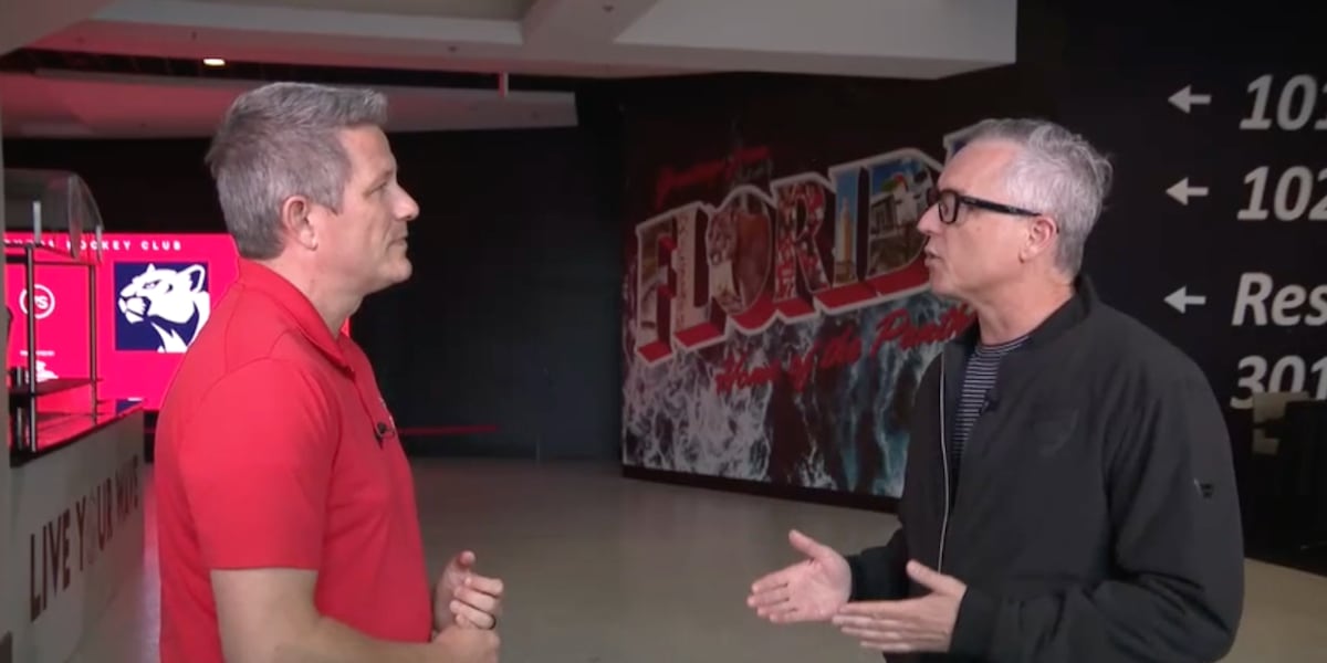 Newly appointed Florida Panthers President of Business Operations excited organization's future