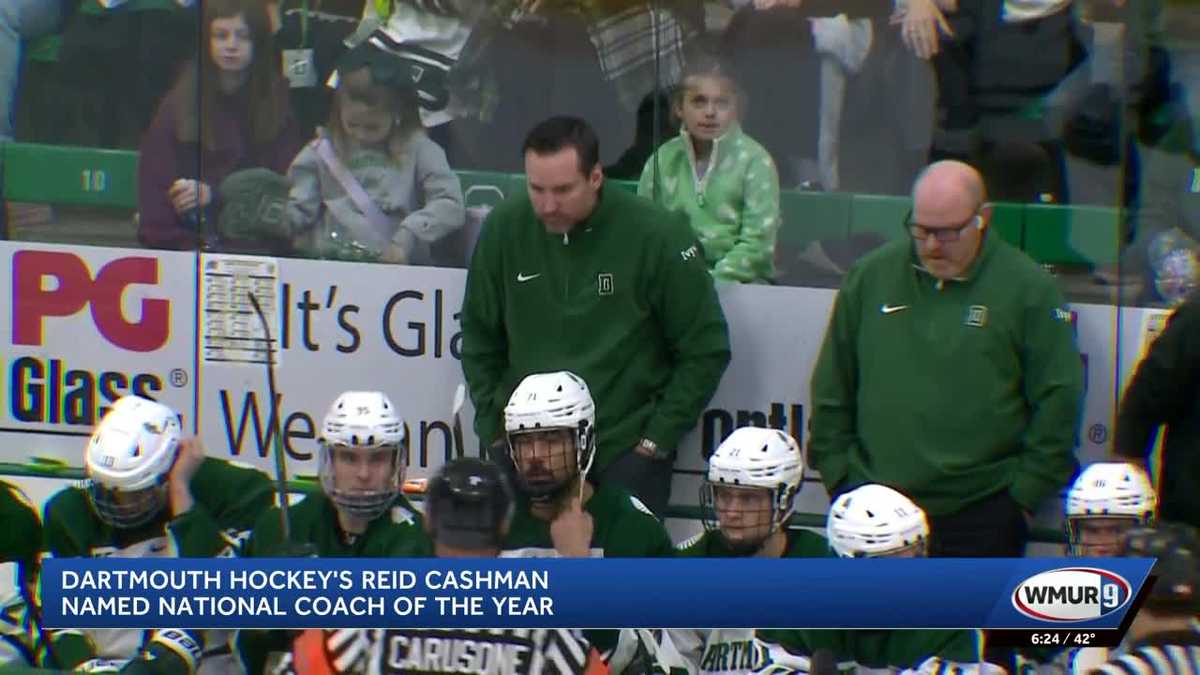 Dartmouth hockey's Reid Cashman named National Coach of the Year