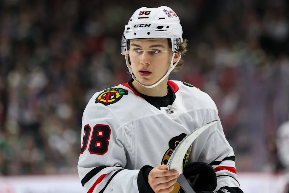 Chicago Blackhawks center Connor BedardMatt Krohn-Imagn Images