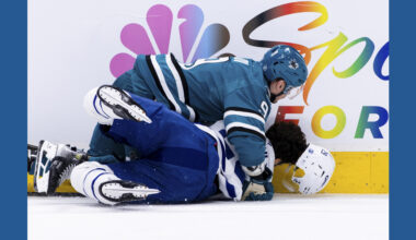 Sharks win 4th straight to improve playoff hopes, beating the Maple Leafs 4-1