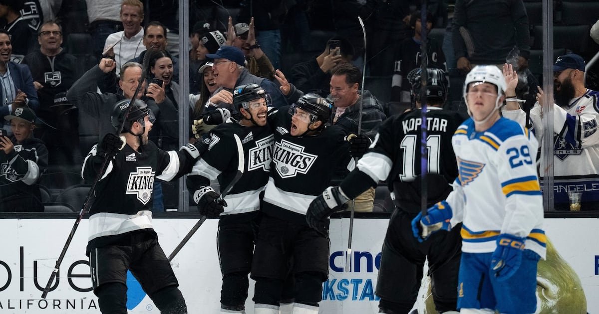 Trevor Moore’s overtime goal lifts Los Angeles Kings to win over St. Louis Blues and into playoff position