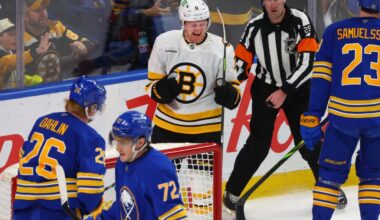Bruins notebook: Casey Mittelstadt returns to his first NHL home