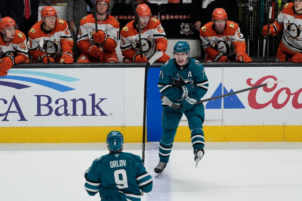 Ducks stunned as Macklin Celebrini, Sharks rally with 2 late goals – Orange County Register